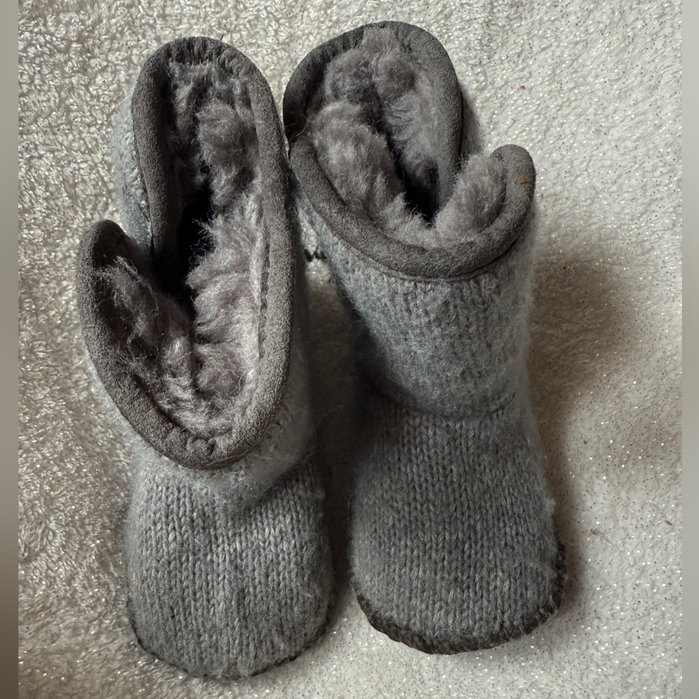 UGG Baby Purl Knit Bootie | Gray |
